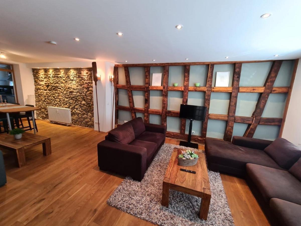 Apartamento Designer Unterkunft in 15. Jahrhundert Altbau 75 m² für max. 4 Personen Eltville am Rhein Exterior foto